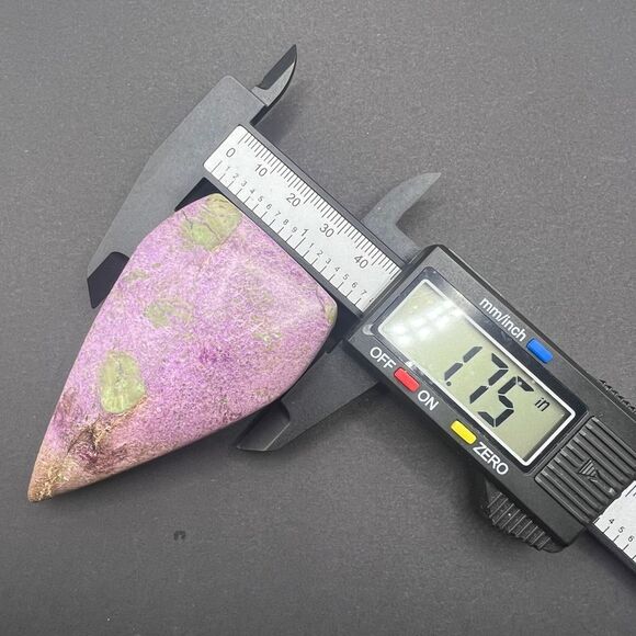 Rare Stichtite in Serpentine (Atlantisite) Tear Drop Tower (2) - Picture 10 of 11